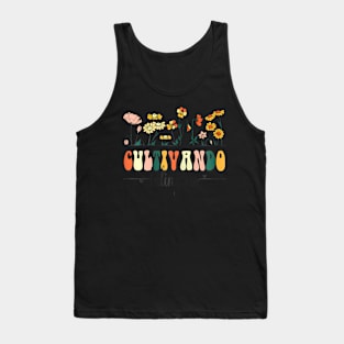 Wild Cultivando Bilingues Cute Maestra Bilingue Tank Top